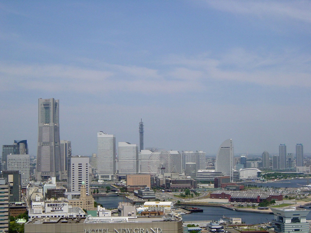 Minatomirai viewed from Marine Tower