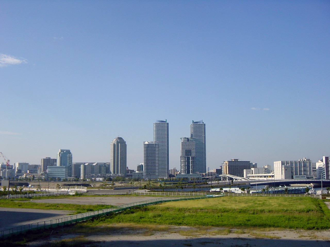 Portside area viewed from Pacifico Yokohama