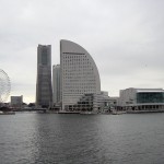 Pacifico Yokohama viewed from sea