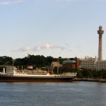 Hikawamaru and Yokohama Marine Tower
