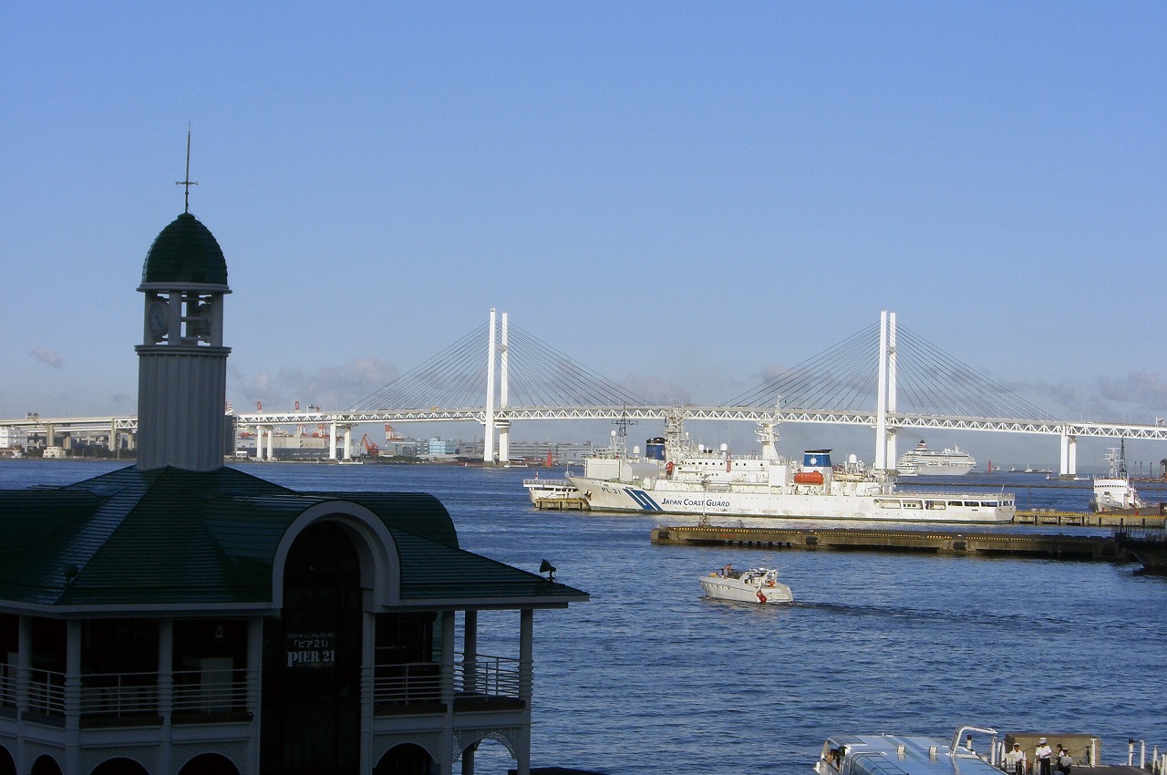 Baybridge viewed from Pacifico Yokohama
