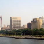 Yokohama Marine Tower and Yamashita park