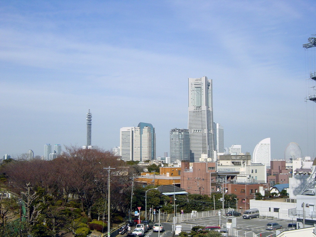 Minatomirai viewed from Nogeyama