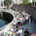 Free market in Nippon-maru memorial park