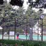 山手公園のテニスコート